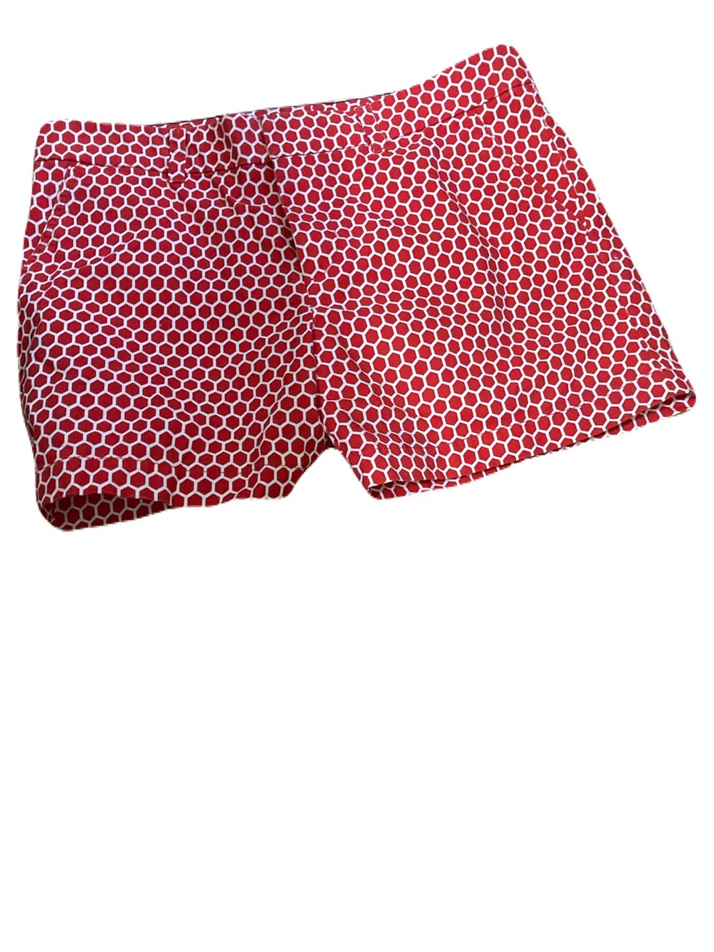 Tommy Hilfiger Red Hexagon Print Women’s Shorts